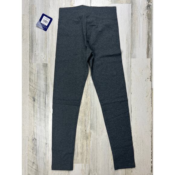 Champion Graphic Print Logo Granite Heather Gray Leggings | Girls Medium - Picture 2 of 9